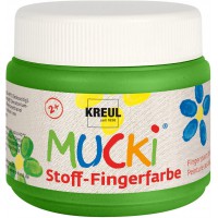 - MUCKI Teinture au Doigt pour Tissu Vert 28105 150 ML, 628111