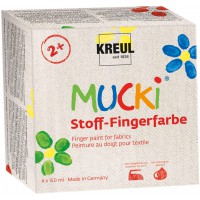 28400 Mucki textile Peinture doigt (4 pieces)