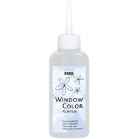 42776 - Peinture Window Color, 80 ML, pour Une Meilleure delimitation des Motifs, pour Surfaces Lisses comme Le Verre, Les miroi