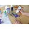 42850 - Kit de Peinture pour fenetre Monster Party pour Petites et Grandes creations, 5 x 80 ML, 80 ML chacune, Contour et veill