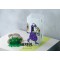 42850 - Kit de Peinture pour fenetre Monster Party pour Petites et Grandes creations, 5 x 80 ML, 80 ML chacune, Contour et veill