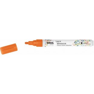 Hobby Line 47009 - Stylo peinture laque avec pointes arrondis Taille M 2-4 mm - Orange