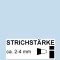 47019 - Hobby Line laque Medium de peinture, pointe ronde, 2-4 mm, Bleu clair