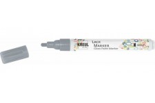 Hobby Line 47021 - Stylo peinture laque avec pointes arrondis Taille M 2-4 mm, argent