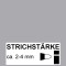 Hobby Line 47021 - Stylo peinture laque avec pointes arrondis Taille M 2-4 mm, argent