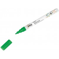 47214 - Stylo de peinture de retouche fin vert avec pointe ogive epaisseur de trait 1 - 2 mm, pour creer, ecrire et d