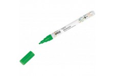 47214 - Stylo de peinture de retouche fin vert avec pointe ogive epaisseur de trait 1 - 2 mm, pour creer, ecrire et d