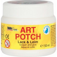 49251 Art Potch Peinture et Colle Transparente 150 ML pour Le Bois, la ceramique, la Pierre et Le Carton, 644926