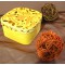 49642 - Lot de 1000 pierres de couleur jaune, abricot, rouge et marron dore, dans differentes formes et tailles, pour la creatio