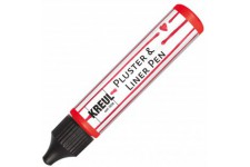 49807 - Pluster & Liner Pen Fraise 29 ML Peinture Effets de decoration en ajoutant Un Fer a Repasser ou Un seche-Che