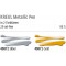 49871 PicTixx Stylo metallique Dore 29 ml - Version Allemande