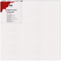 591010 - Toile stretch 10 x 10 cm de qualite d'entree de gamme, ideale pour les peintures acryliques et gouaches, toile en coton