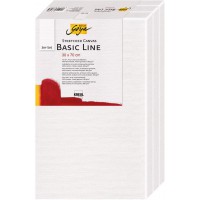 633070 - Solo Goya Extensible Basic Line 30 x 70 cm, Lot de 3 avec Toile en Coton 4 Couches, ideal pour l'huile, l'acrylique et 