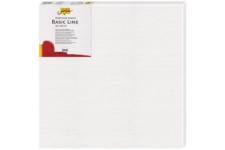 Solo Goya Basic Line 64040 Toile en Coton 4 Couches d'appret Ideal pour l'huile, Acrylique et Gouache 40 x 40 cm