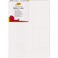 Solo Goya Basic Line 670100 Toile en coton 4 couches d'appret Ideal pour l'huile, l'acrylique et la gouache 70 x 100 cm