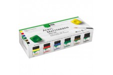 - A600544 - Couleurs Mates Acrylique 6 Pieces