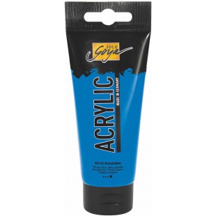 84112 Solo Goya Acrylique Tube de 100 ml Bleu principal, Peinture acrylique cremeuse polyvalente de qualite etudiante