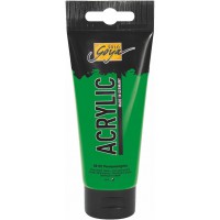 84133 - Solo Goya Acrylic, tube de 100 ml en vert permanent, cremeux et polyvalent de qualite etude, a  base d'eau, sechage rapi