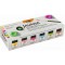 Javana Sunny CreativSet 90599 Set de Couleurs pour Peinture sur Tissu, Couleurs Vives 6 Tubes de 20 ML, bleu
