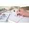 Javana Texi Max Sunny Medium 90771 - Stylo de peinture pour tissus et textiles clairs, avec pointe ronde resistante env. 2-4 mm,