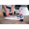 Javana 91961 Peinture pour tissu pour tissus clairs et fonces, 50 ml, verre noir, brillant a  base d'eau, caractere sans pate, p