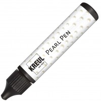 92329 Pearl Pen Stylo a encre a base d'eau pour decoration sur papier, carton et textiles Noir 29 ml
