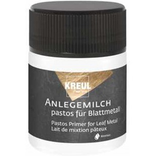 99452 - Lait pastos dans Un Verre de 50 ML, Colle speciale epaisse a  Base d'eau pour la Pose de metaux foliaires, en Particulie