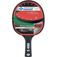 Donic-Schildkrot 703055 Raquette de Tennis de Table Protection Line S400 avec Protection Contre Le Retrait de revetement, eponge
