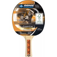 Donic-Schildkrot Champs Line 200 705122 Raquette de tennis de table avec picots exterieurs et eponge 1,0 mm