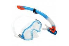 Schildkrot Barbados Kit de plongee pour enfant en 2 parties avec lunettes, tuba et ABC et kit de plongee junior en silicone de h