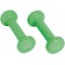 Schildkrot Fitness, lot de 2 halteres, 2x0,5kg, en vinyle, vert