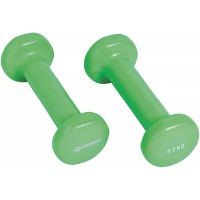 Schildkrot Fitness, lot de 2 halteres, 2x0,5kg, en vinyle, vert