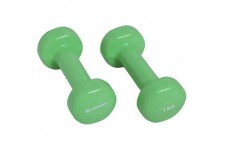 Schildkrot Fitness 960005 halteres lot de 2 - 2x1,0kg, en vinyle vert