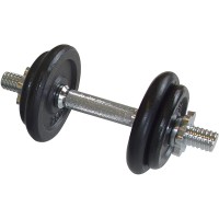 Schildkrot Fitness, set d'halteres 10 kg: 4 pieces dans un coffret gris-noir, 960012