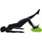 Schildkrot Fitness Dynamic 960038 Demi-Ballon d'equilibre avec Pompe Manuelle et Poster d'exercices