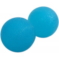 Schildkrot-Fitness Anti-Stress, Lot de 2 therapie Physique pour soulager Les douleurs, Bleu, Gel, balles de resistance pour l´en