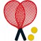 Schildkrot Funsports - 970130 - Tennis de Plage - 5 Pieces