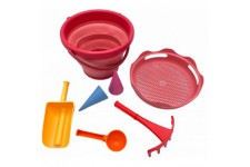 Turtle 970245 Sand Toys Set, Red