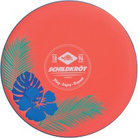 Schildkrot Frisbee Tropical, Disque a  Lancer en Mousse Solide, Revetement en Neoprene, Ø 23 cm, Excellentes Caracteristiques de