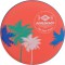 Schildkrot Frisbee Tropical, Disque a  Lancer en Mousse Solide, Revetement en Neoprene, Ø 23 cm, Excellentes Caracteristiques de