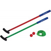 Schildkrot Fun Sports Set de Mini-Golf, Jeu de Golf pour Enfants, pour Interieur et Exterieur, 2 Clubs, 1 Trou d'entrainement et