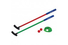 Schildkrot Fun Sports Set de Mini-Golf, Jeu de Golf pour Enfants, pour Interieur et Exterieur, 2 Clubs, 1 Trou d'entrainement et