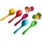 Schildkrot Egg & Spoon Race Set, Jeu de Course aux Oeufs pour Les Fetes d'enfants, 5 Cuilleres et 5 Oeufs de Differentes Couleur