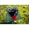 Schildkrot Jeu Feed The Frog, Tres Amusant, 1 Grenouille Cible, 3 Mouches + 1 Abeille comme Disques de Lancement, Pieds Pliables