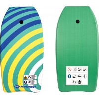 Schildkrot Planche de Bodyboard L, Revetement en Nylon et Noyau en Mousse EPS, 93 x 46 cm, avec Sangle de Securite pour Fixation