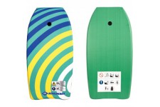 Schildkrot Planche de Bodyboard L, Revetement en Nylon et Noyau en Mousse EPS, 93 x 46 cm, avec Sangle de Securite pour Fixation