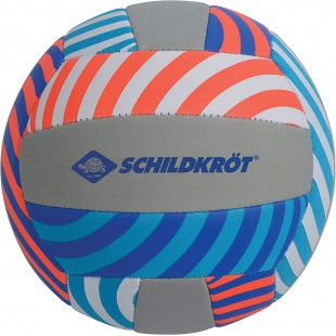 Schildkrot Ballon de Beachvolley en Neoprene, Taille 5, Ø 21 cm, Nouveau Design, Couleurs Assorties, Surface Textile