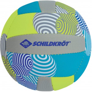 Schildkrot Mini Ballon de Beachvolley en Neoprene, Taille 2, Ø 15 cm, Nouveau Design, Surface Textile Antiderapante,