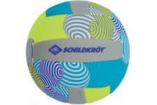 Schildkrot Mini Ballon de Beachvolley en Neoprene, Taille 2, Ø 15 cm, Nouveau Design, Surface Textile Antiderapante,