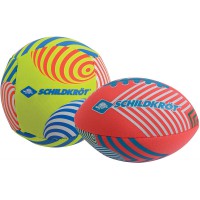 Schildkrot Pack Duo Mini, Ensemble Compose Volleyball et 1 Ballon de Football Americain, Ø 9 cm, Antiderapant et Resistant a  l'